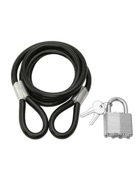 Cable Lock 8mm x 48 Black.